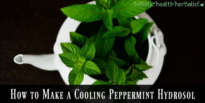 How to Make a Cooling Peppermint Hydrosol