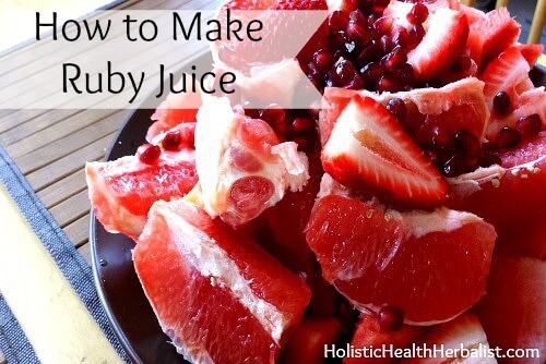 Ruby Juice Recipe.