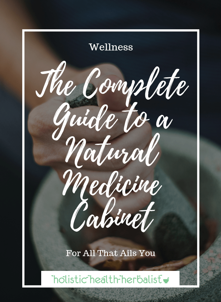 The Complete Guide to a Natural Medicine Cabinet - See all of my favorite products I use for allergies, cold and flu, digestion, sleep, stress, and much more!