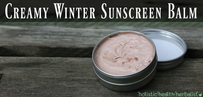 Creamy Winter Sunscreen Balm