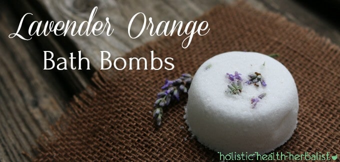 Lavender Orange Bath Bombs