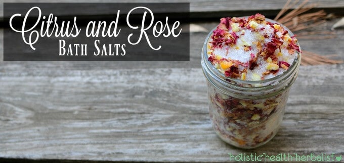 Citrus and Rose Bath Salts