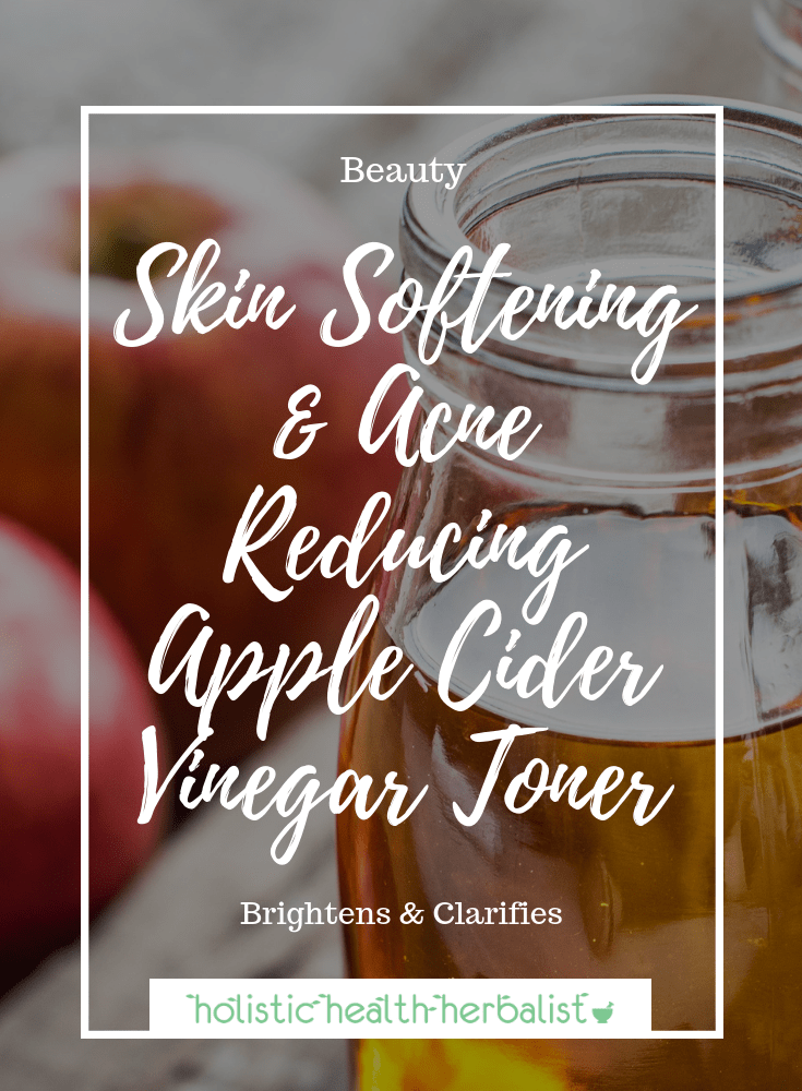Skin Softening & Acne Reducing Apple Cider Vinegar Toner - Raw apple cider vinegar is the perfect companion for dull, clogged, and uneven skin. It brightens, detoxifies, and clarifies the skin.